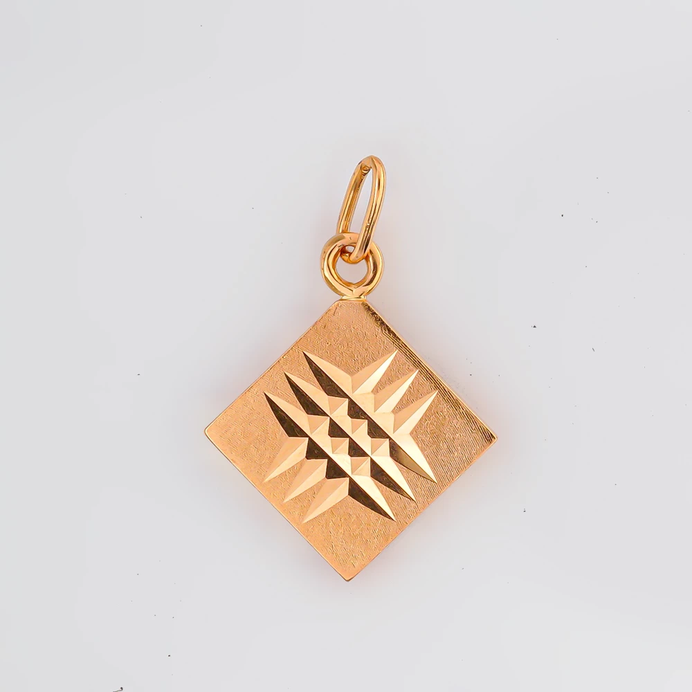 Подвес из красного золота 583 пробы