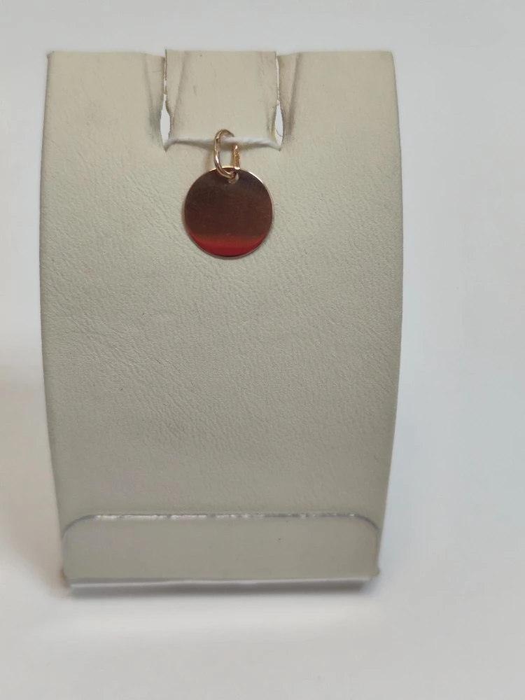 Подвес из красного золота 585 пробы