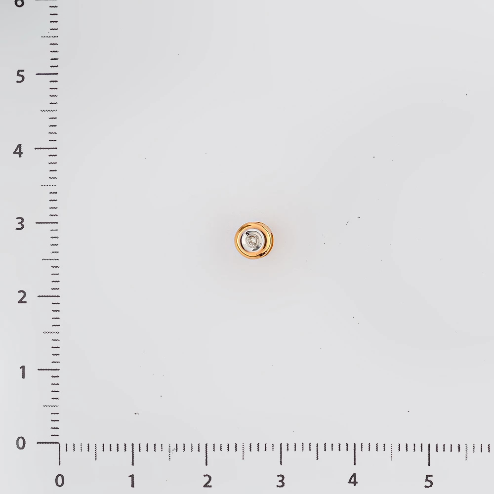 Подвес с бриллиантом из красного золота 585 пробы