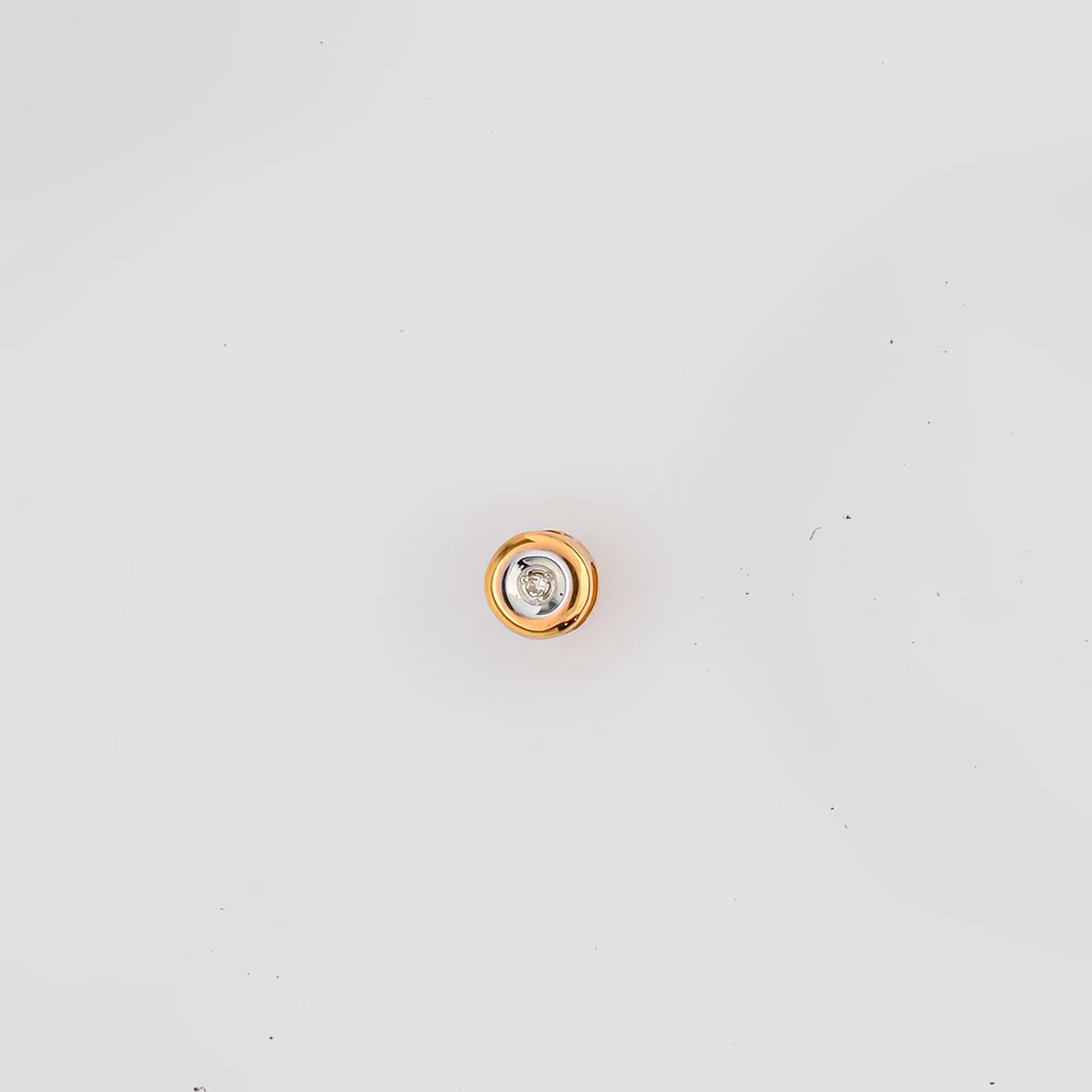 Подвес с бриллиантом из красного золота 585 пробы