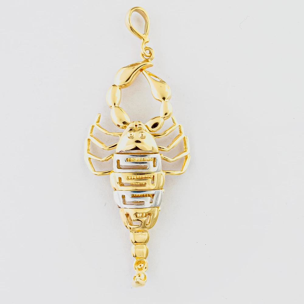 Подвес из желтого золота 585 пробы