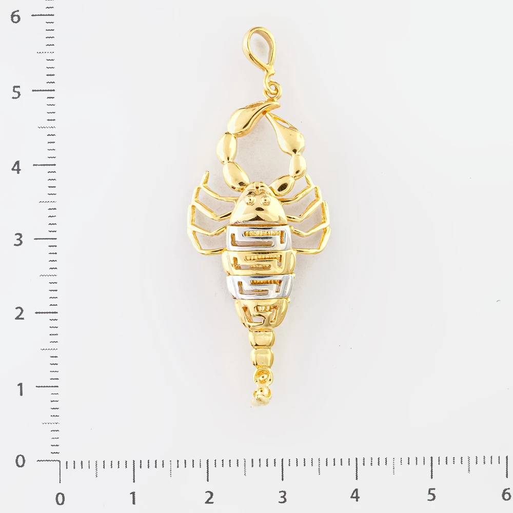 Подвес из желтого золота 585 пробы