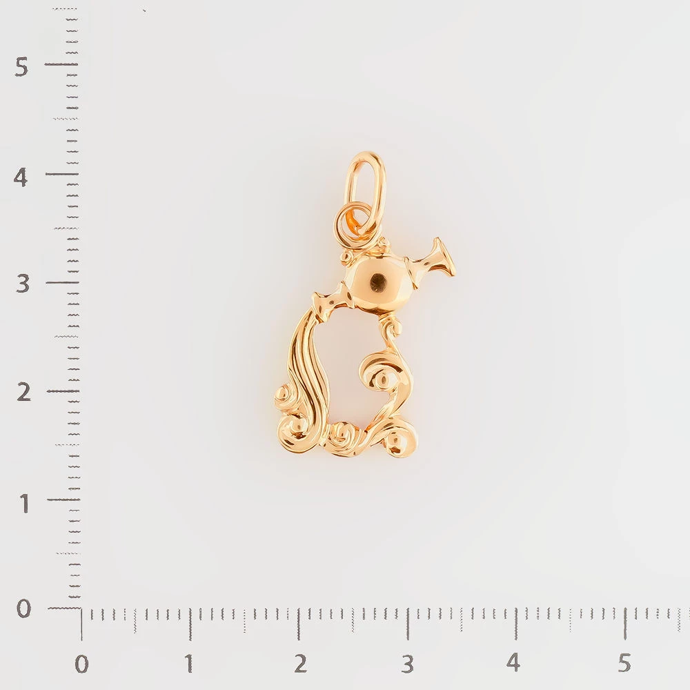 Подвес из красного золота 583 пробы