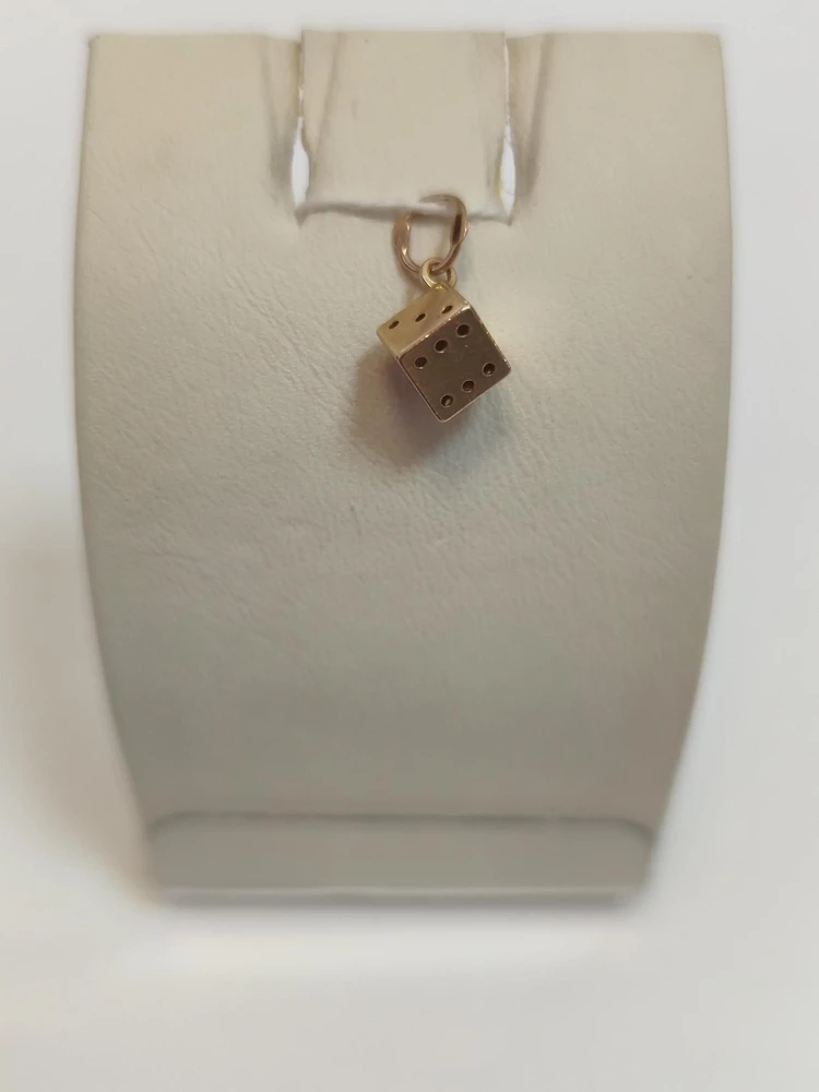 Подвес из красного золота 585 пробы