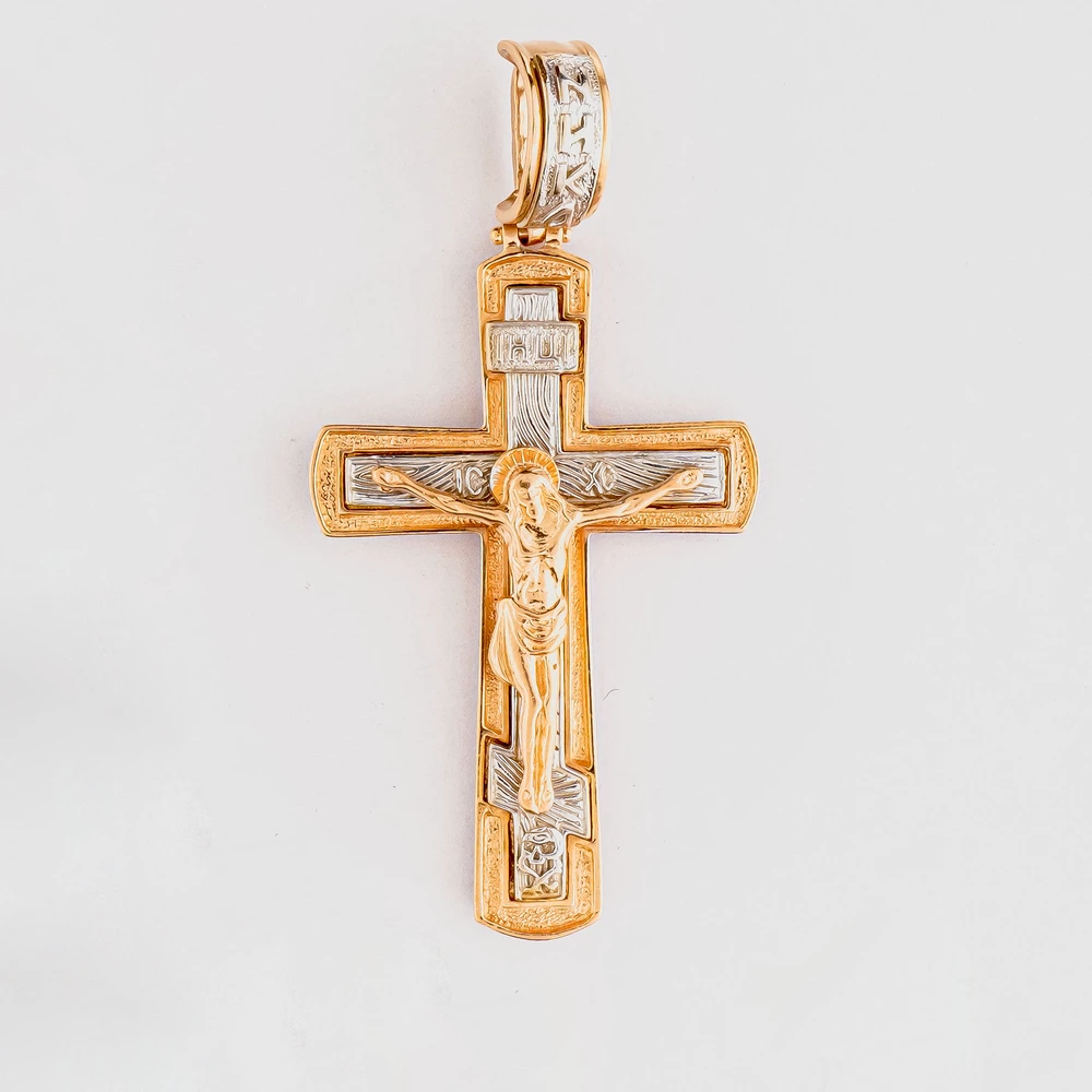 Подвес из красного золота 585 пробы