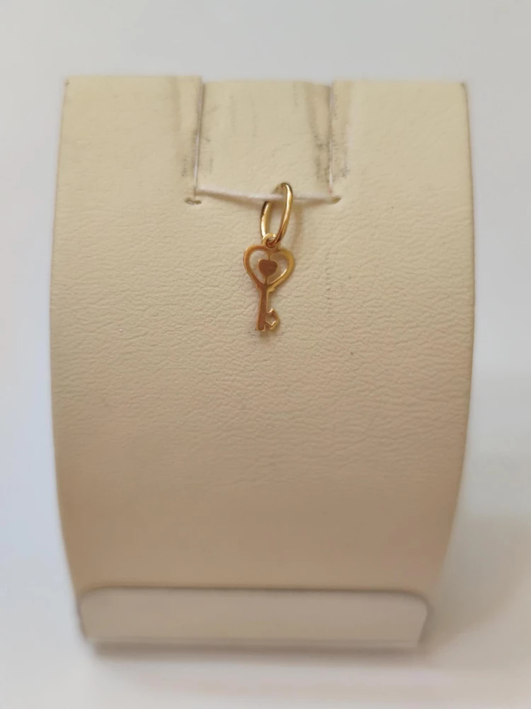 Подвес из красного золота 585 пробы