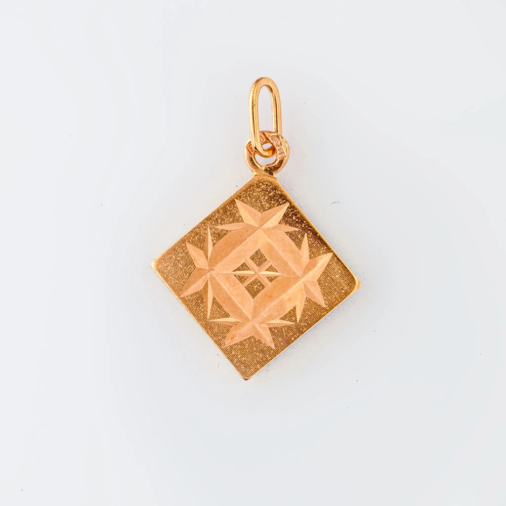 Подвес из красного золота 583 пробы