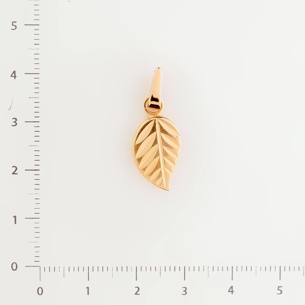 Подвес из красного золота 583 пробы