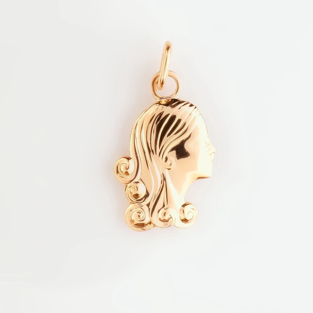 Подвес из красного золота 583 пробы