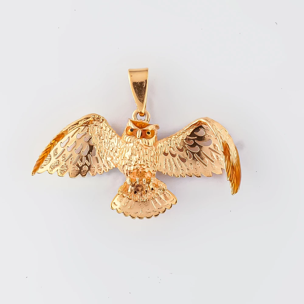 Подвес из красного золота 585 пробы