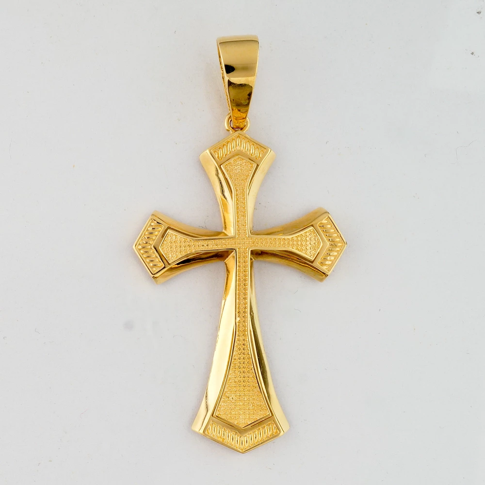 Подвес из желтого золота 585 пробы