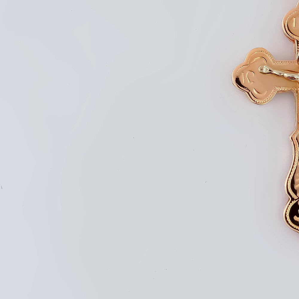 Подвес из красного золота 585 пробы