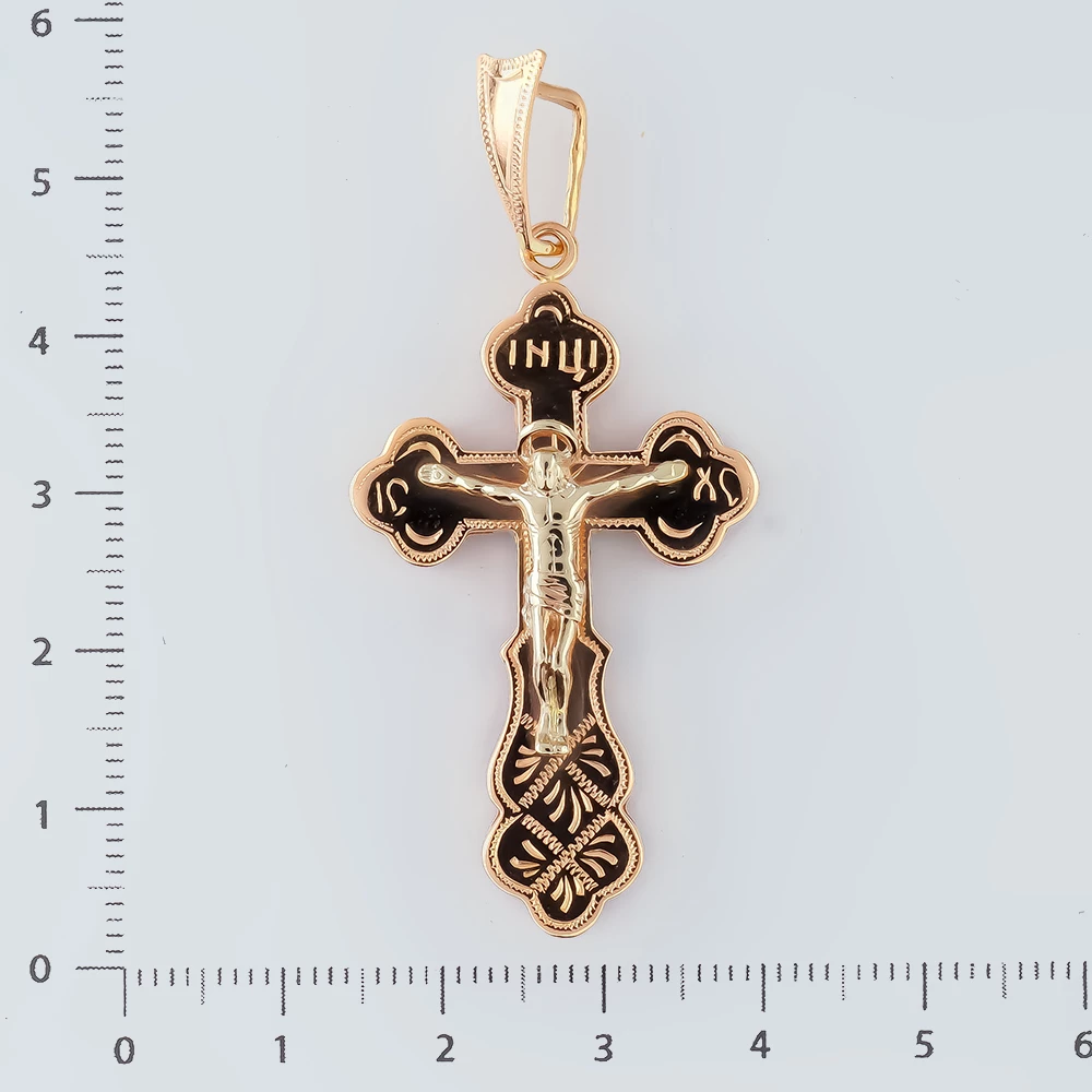 Подвес из красного золота 585 пробы