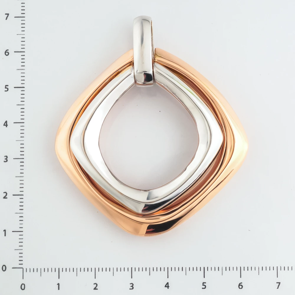 Подвес из красного золота 585 пробы