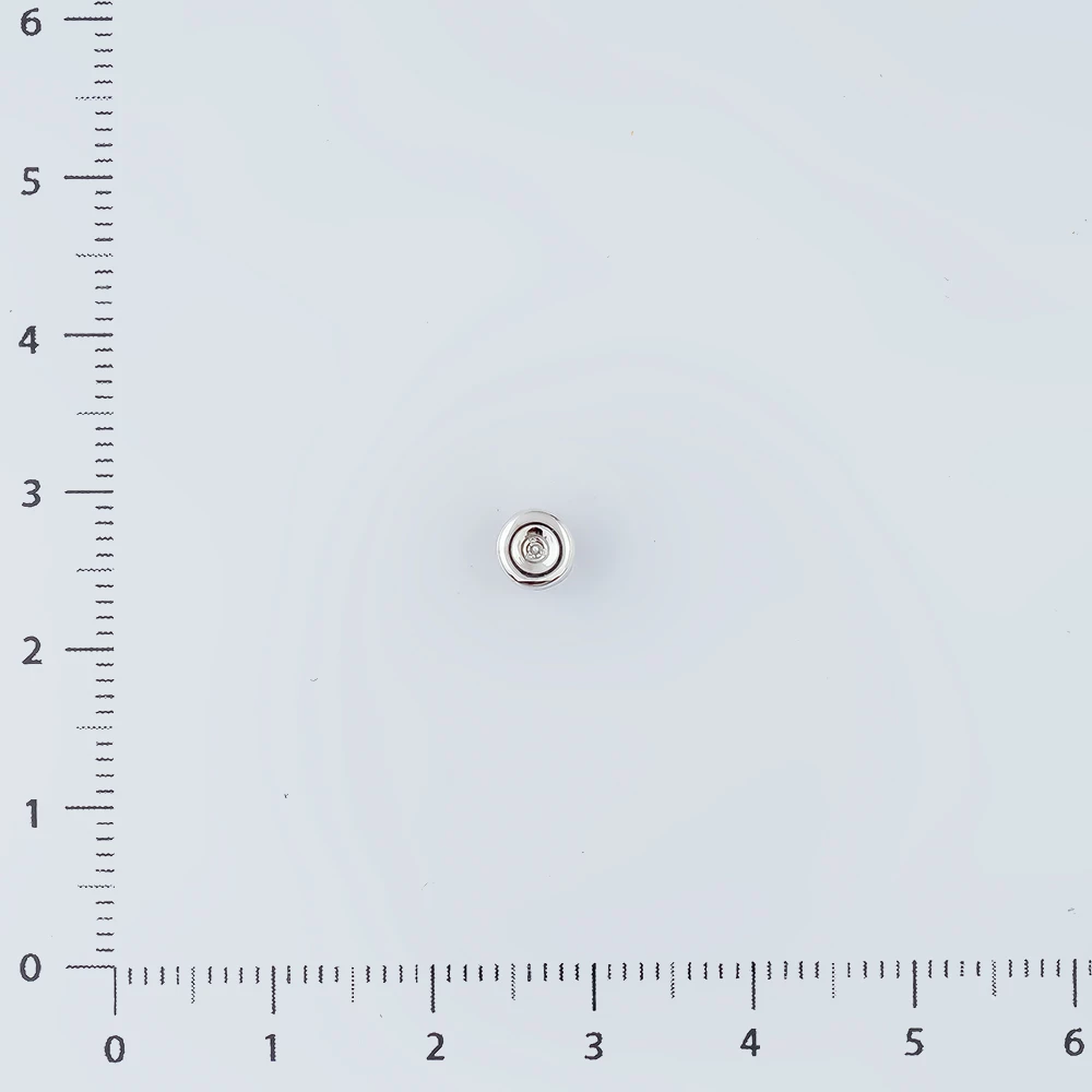 Подвес с бриллиантом из белого золота 585 пробы
