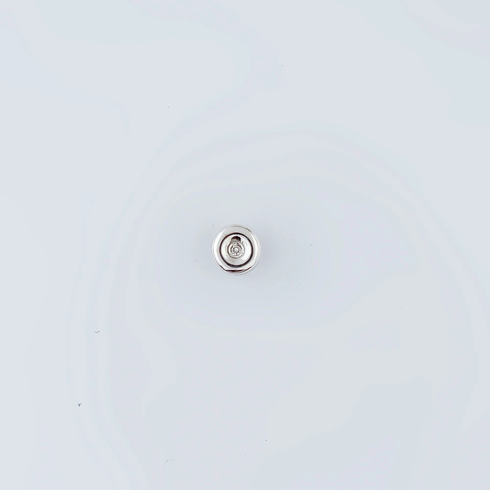 Подвес с бриллиантом из белого золота 585 пробы