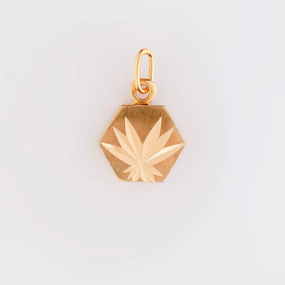 Подвес из красного золота 583 пробы