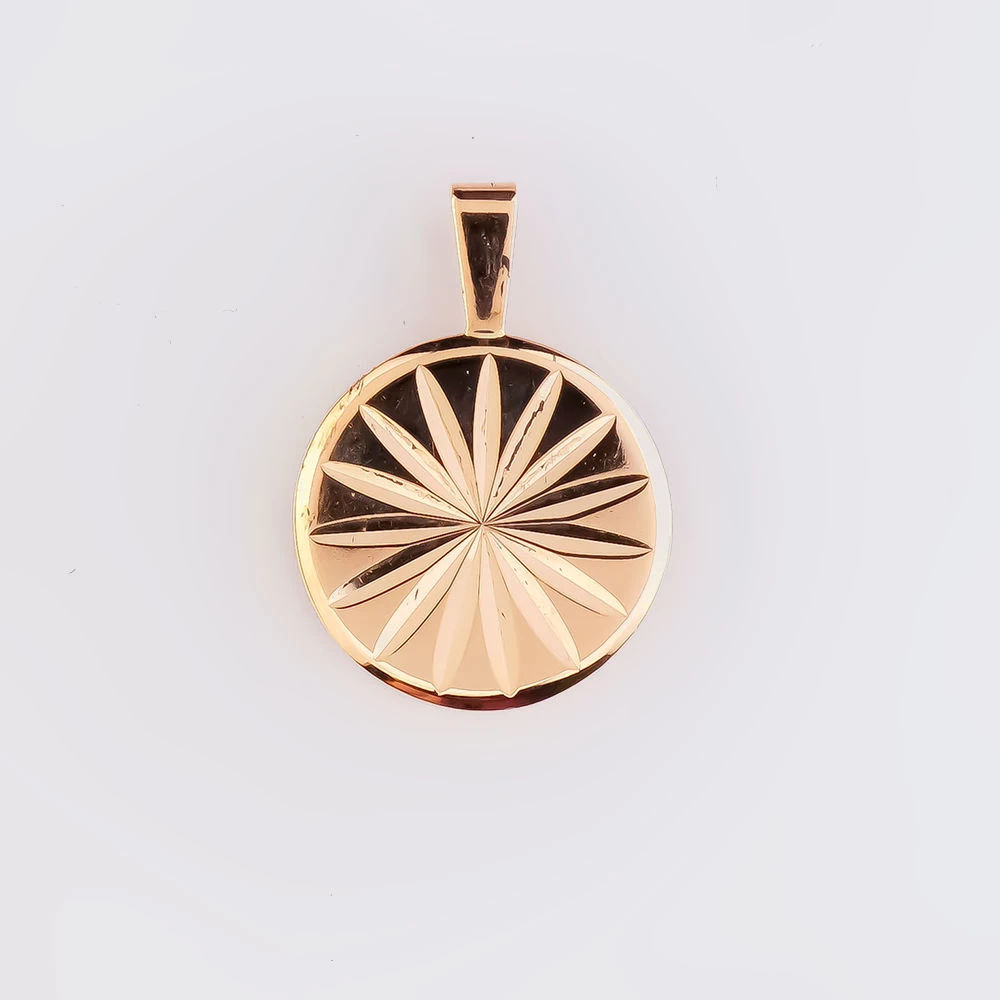 Подвес из красного золота 583 пробы