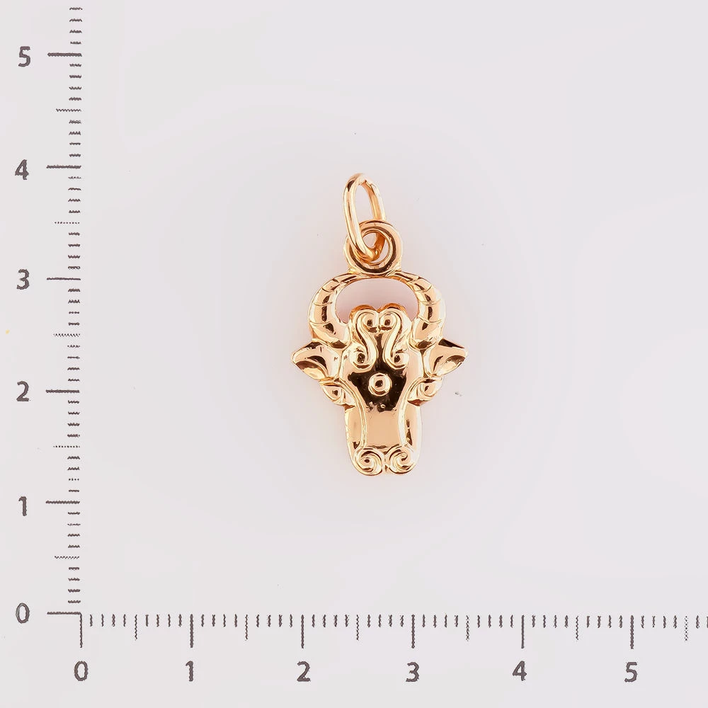 Подвес из красного золота 583 пробы