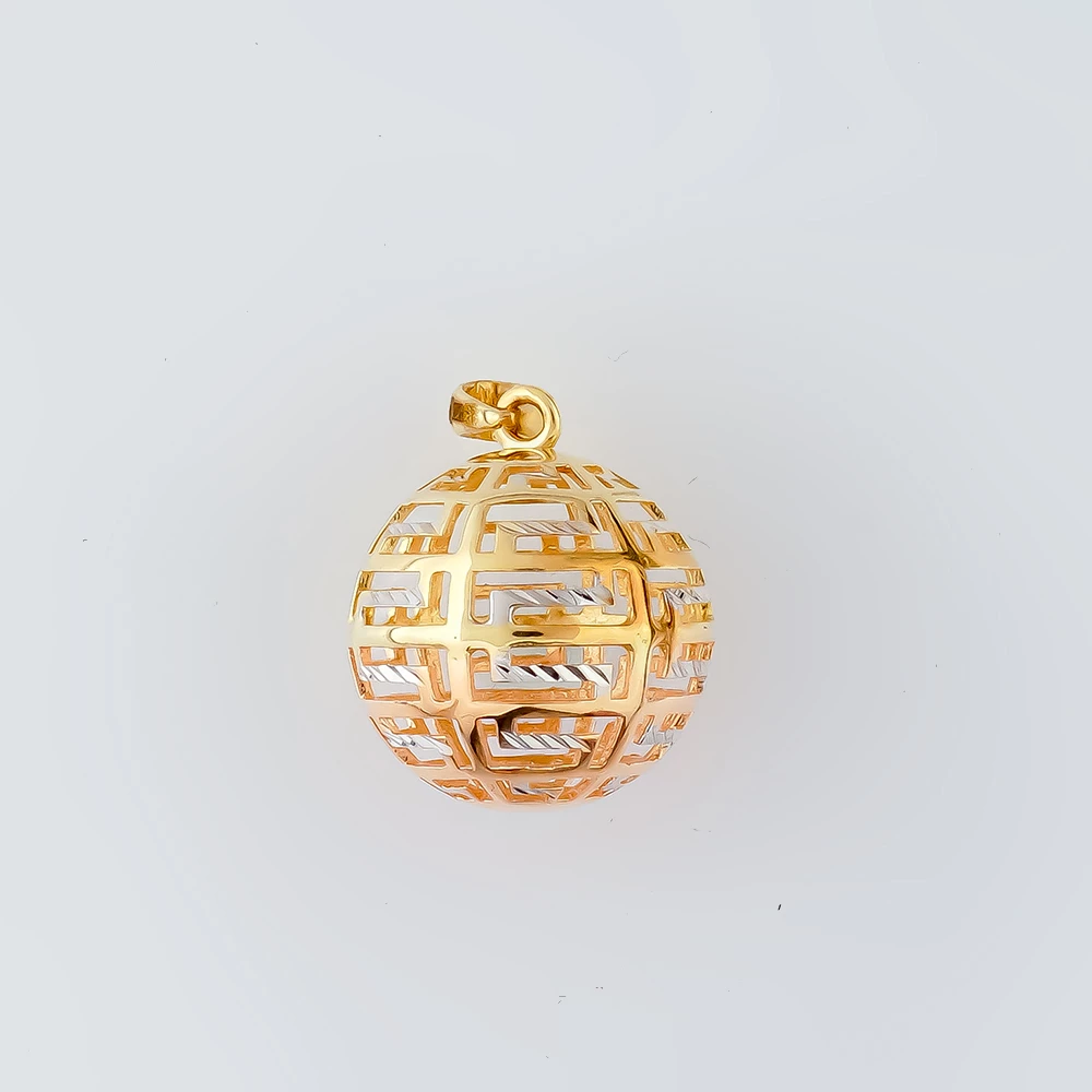 Подвес из красного золота 585 пробы