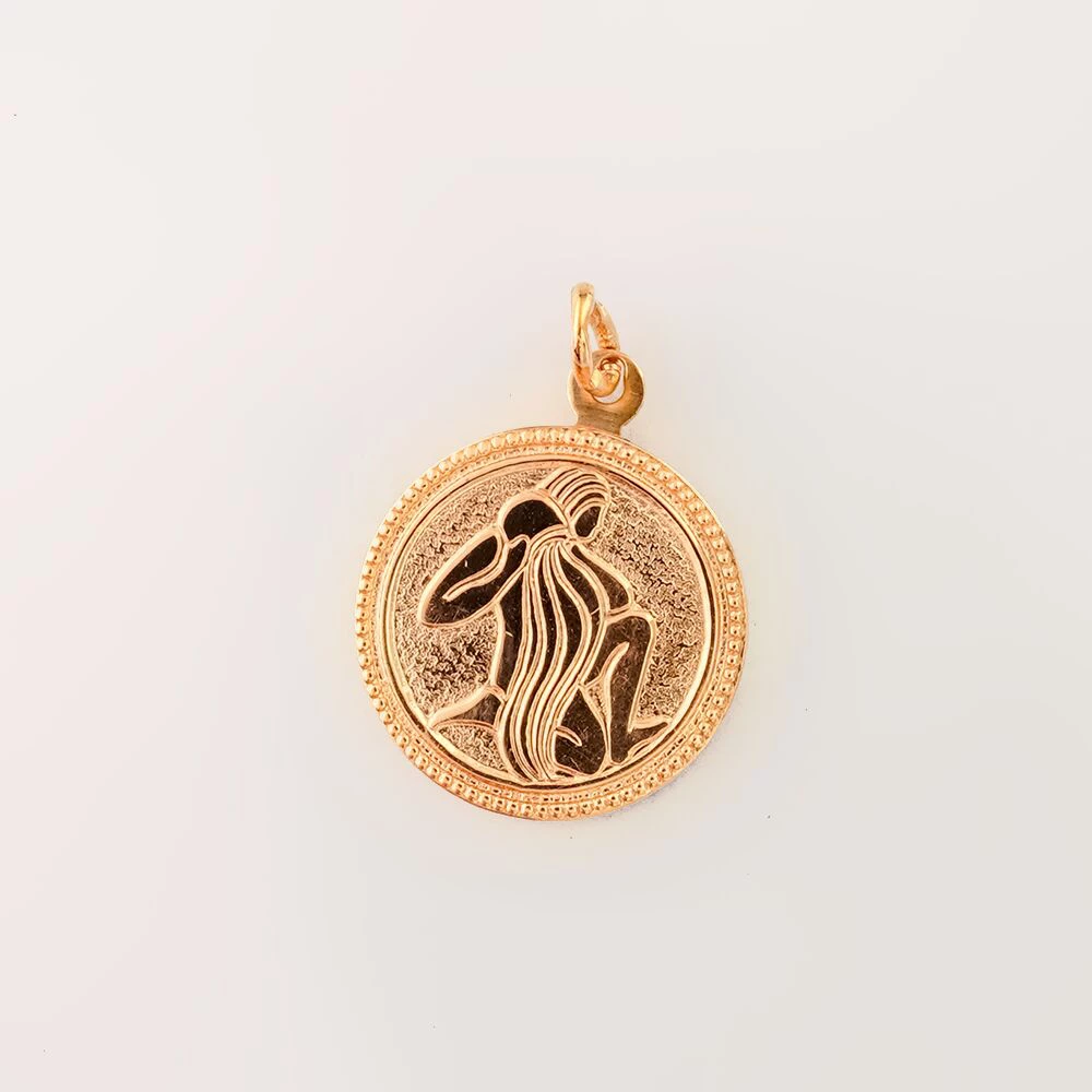 Подвес из красного золота 585 пробы