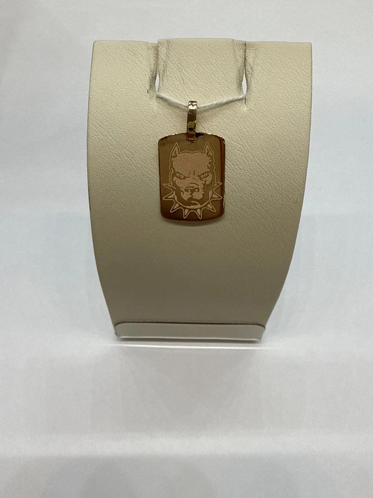 Подвес из красного золота 585 пробы