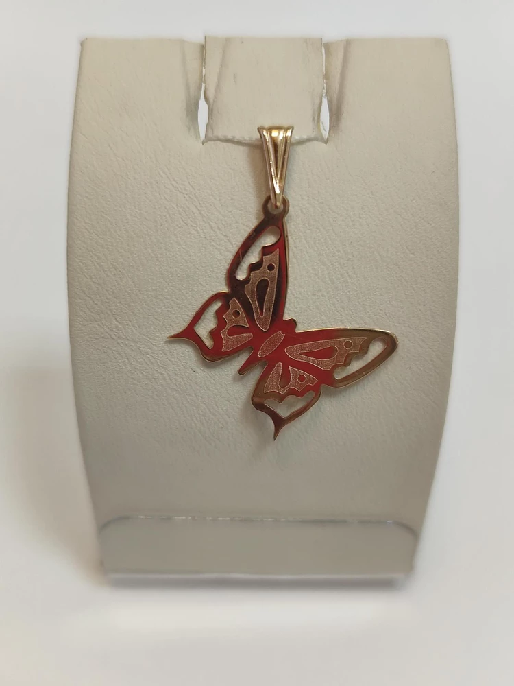 Подвес из красного золота 585 пробы