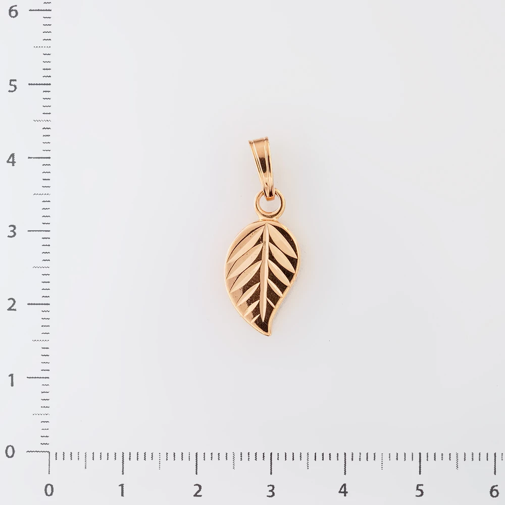 Подвес из красного золота 583 пробы