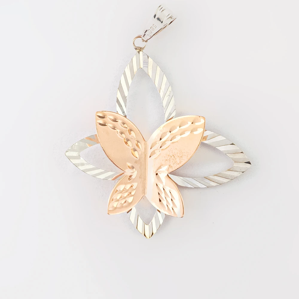 Подвес из красного золота 585 пробы