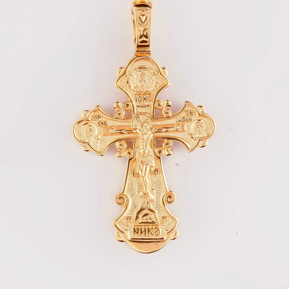 Подвес из красного золота 585 пробы