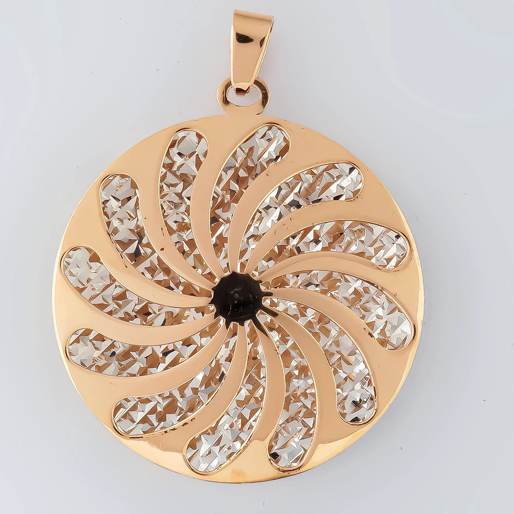 Подвес из красного золота 585 пробы