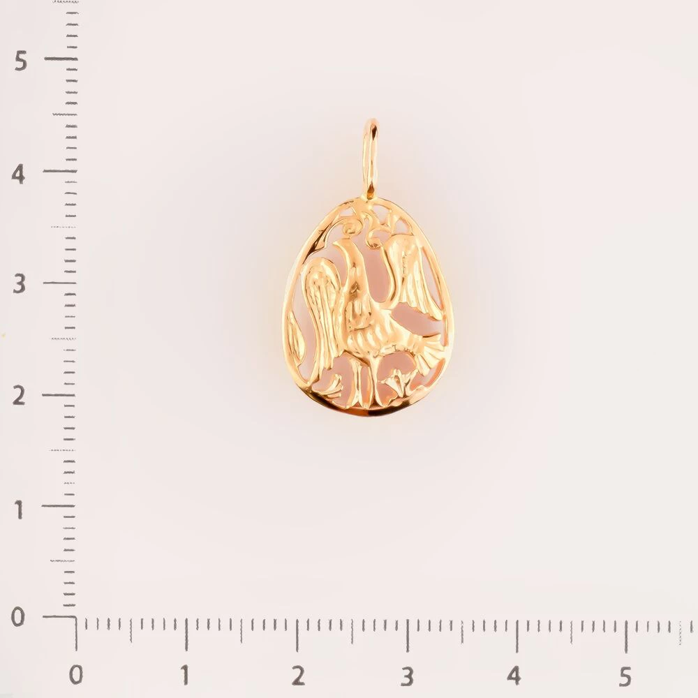 Подвес из красного золота 583 пробы