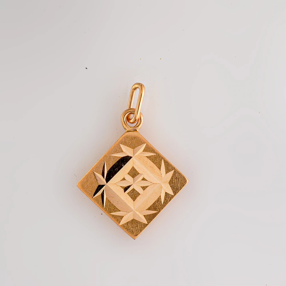 Подвес из красного золота 583 пробы