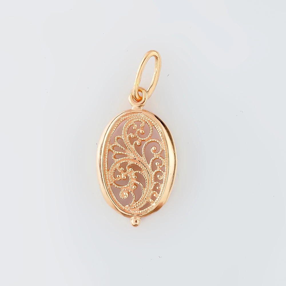 Подвес из красного золота 583 пробы