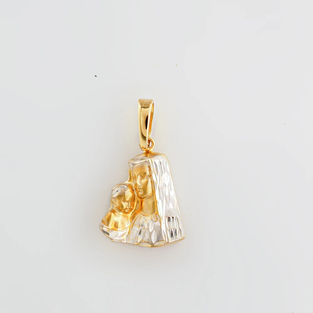 Подвес из желтого золота 585 пробы