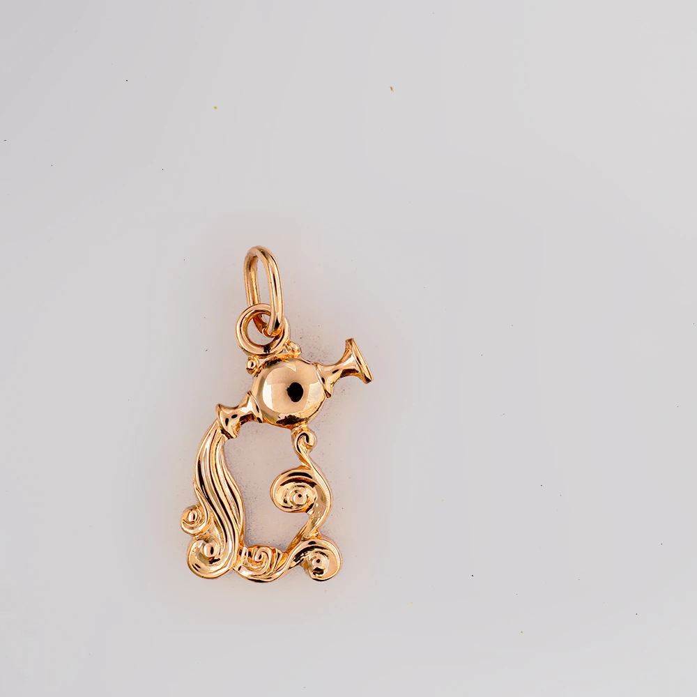 Подвес из красного золота 583 пробы