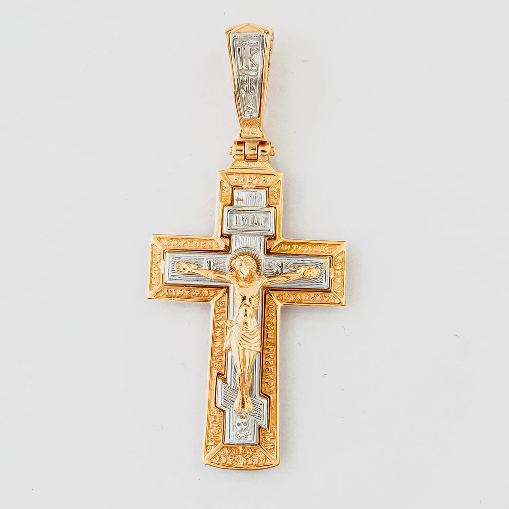 Подвес из красного золота 585 пробы