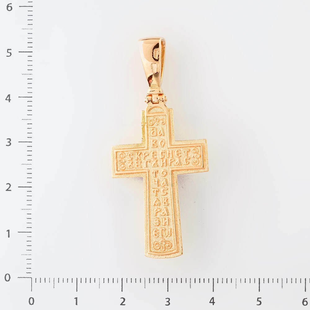 Подвес из красного золота 585 пробы