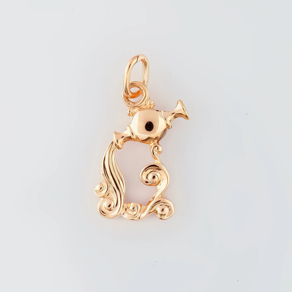 Подвес из красного золота 583 пробы