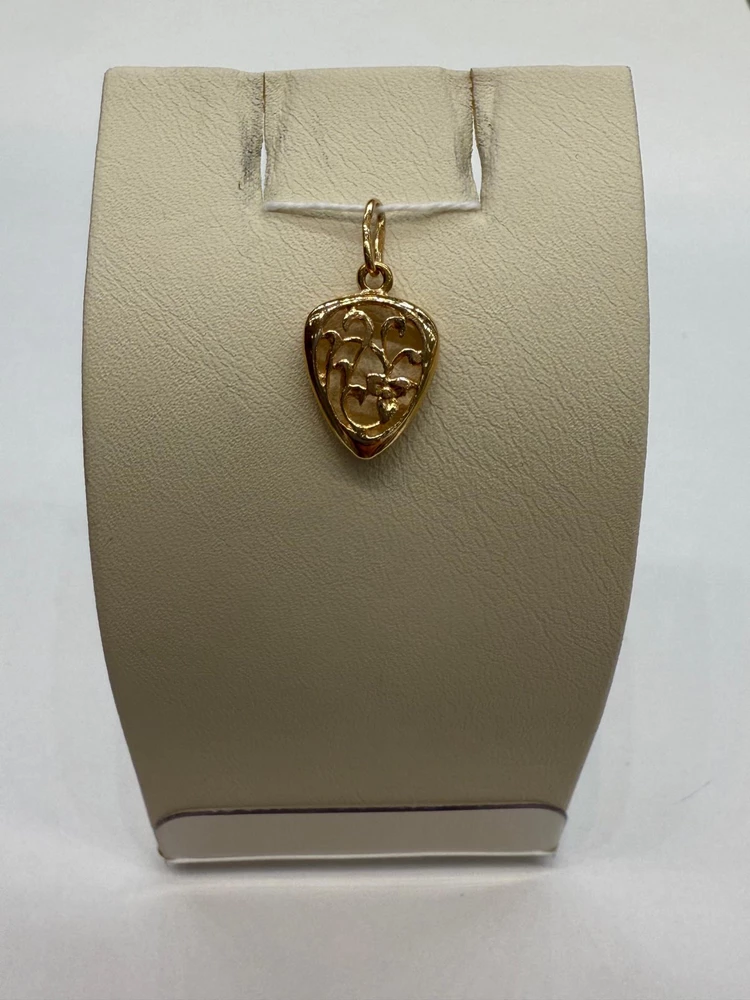 Подвес из красного золота 585 пробы