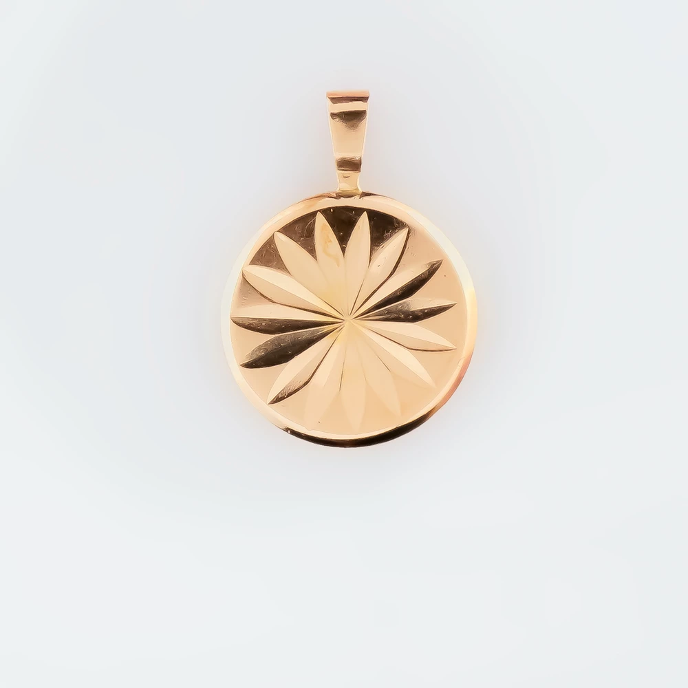 Подвес из красного золота 583 пробы