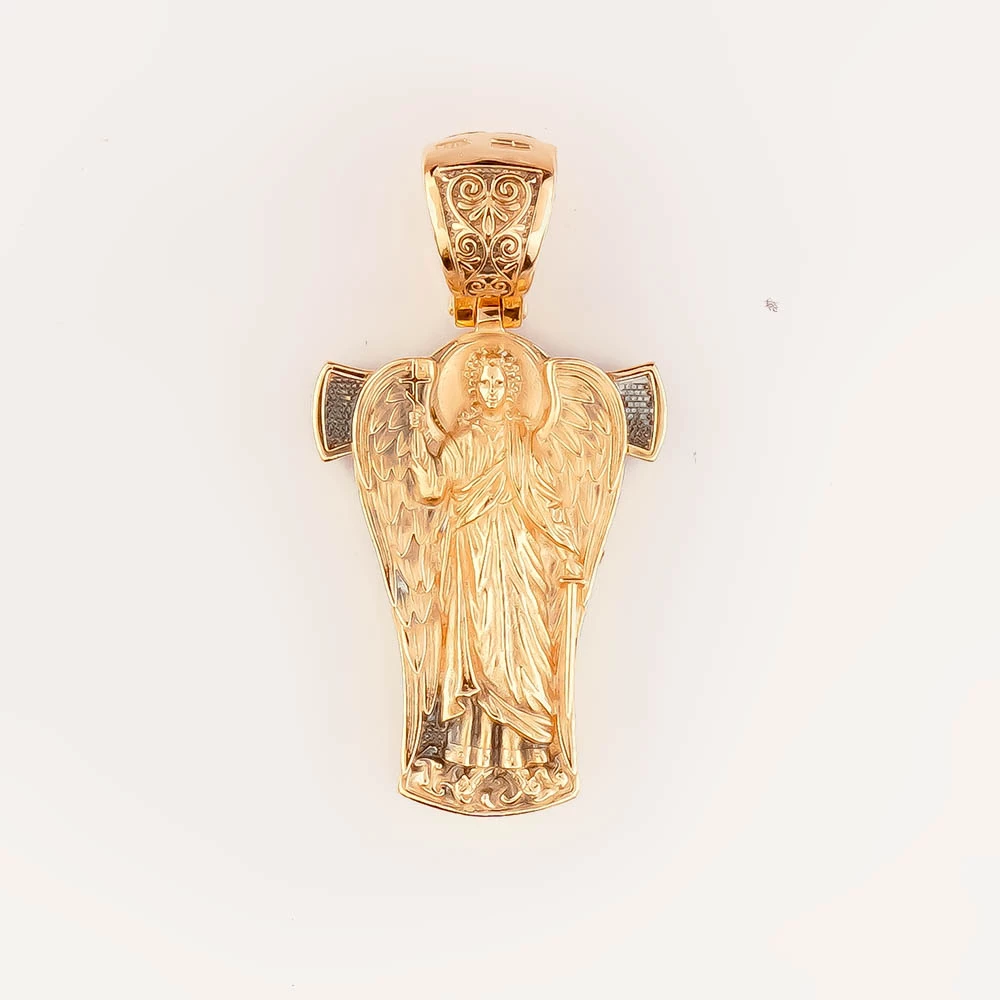 Подвес из красного золота 585 пробы