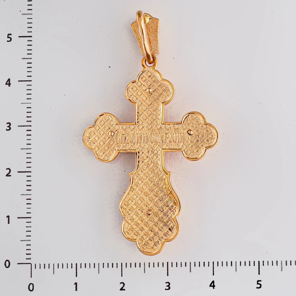 Подвес из красного золота 585 пробы