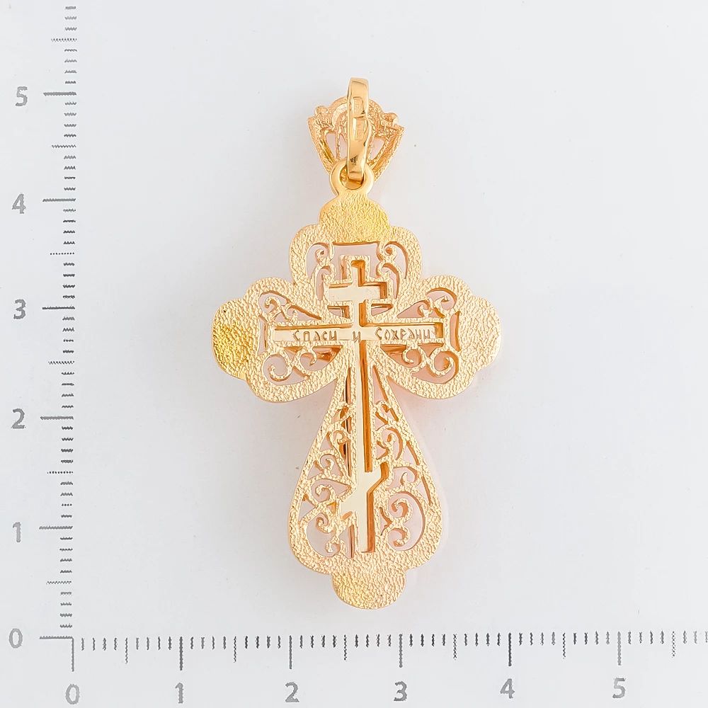 Подвес из красного золота 585 пробы