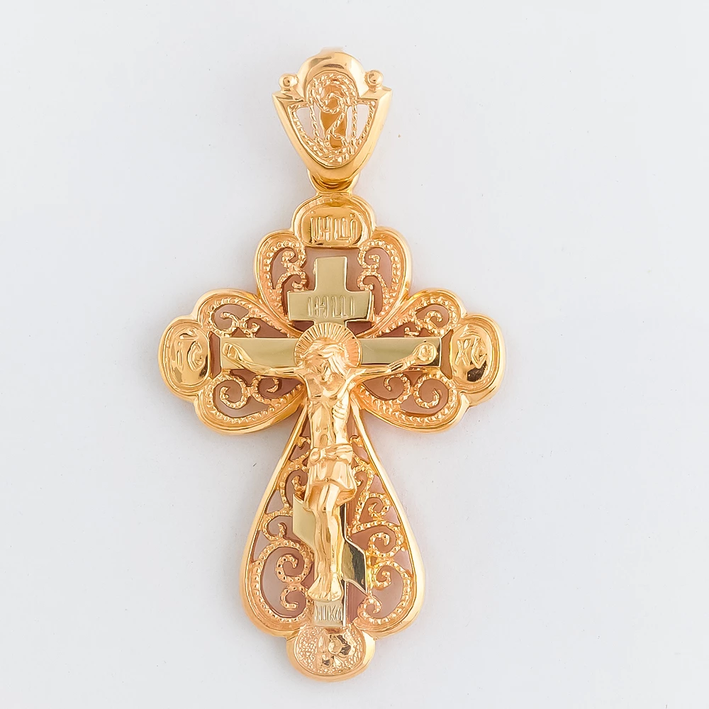 Подвес из красного золота 585 пробы