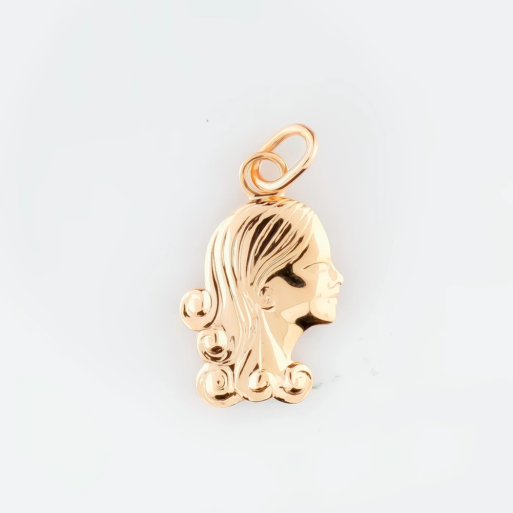 Подвес из красного золота 583 пробы