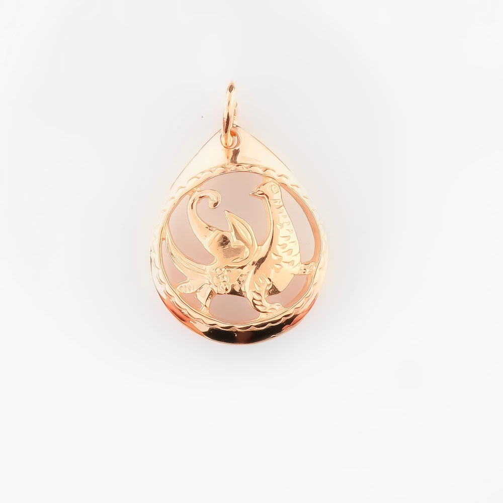 Подвес из красного золота 583 пробы