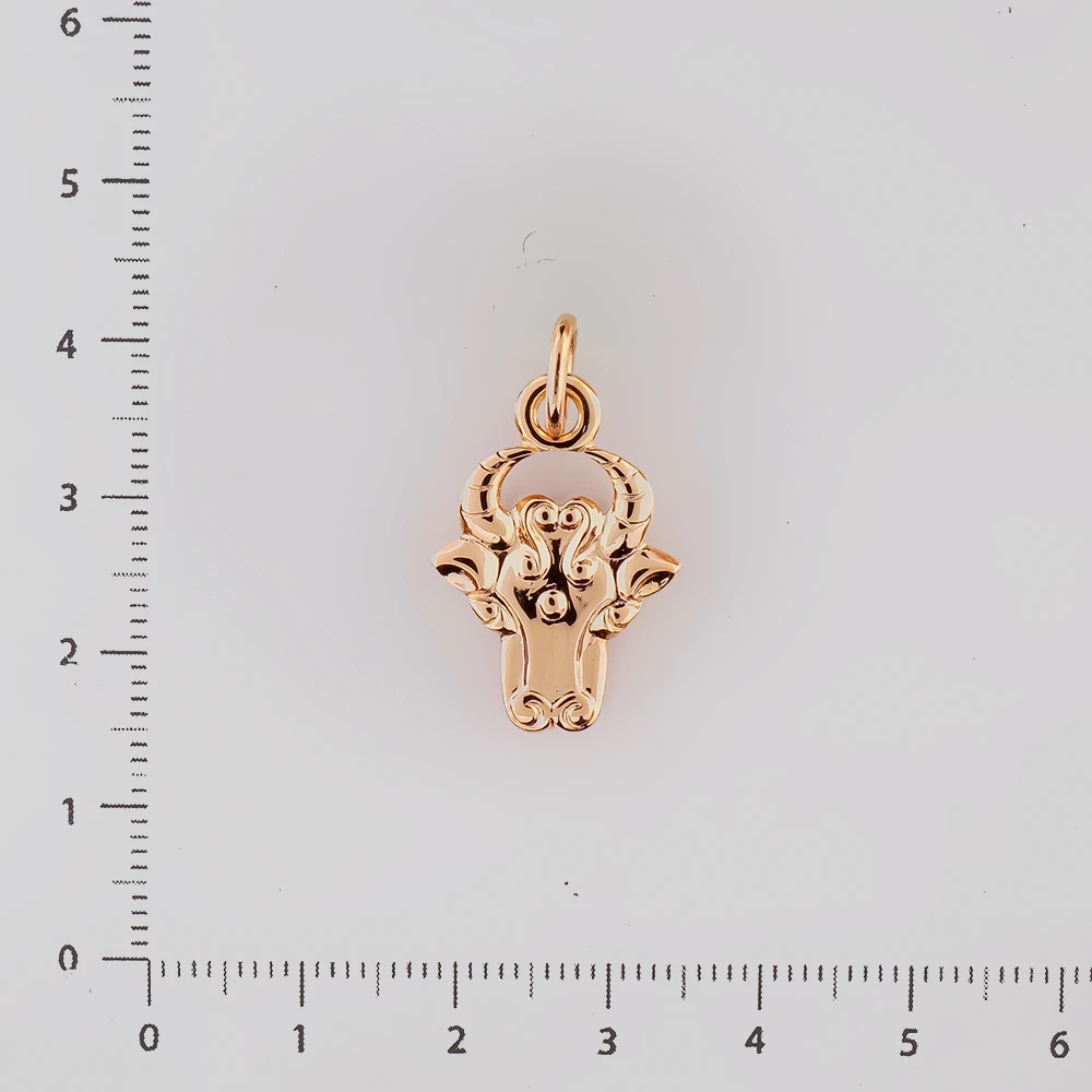 Подвес из красного золота 583 пробы