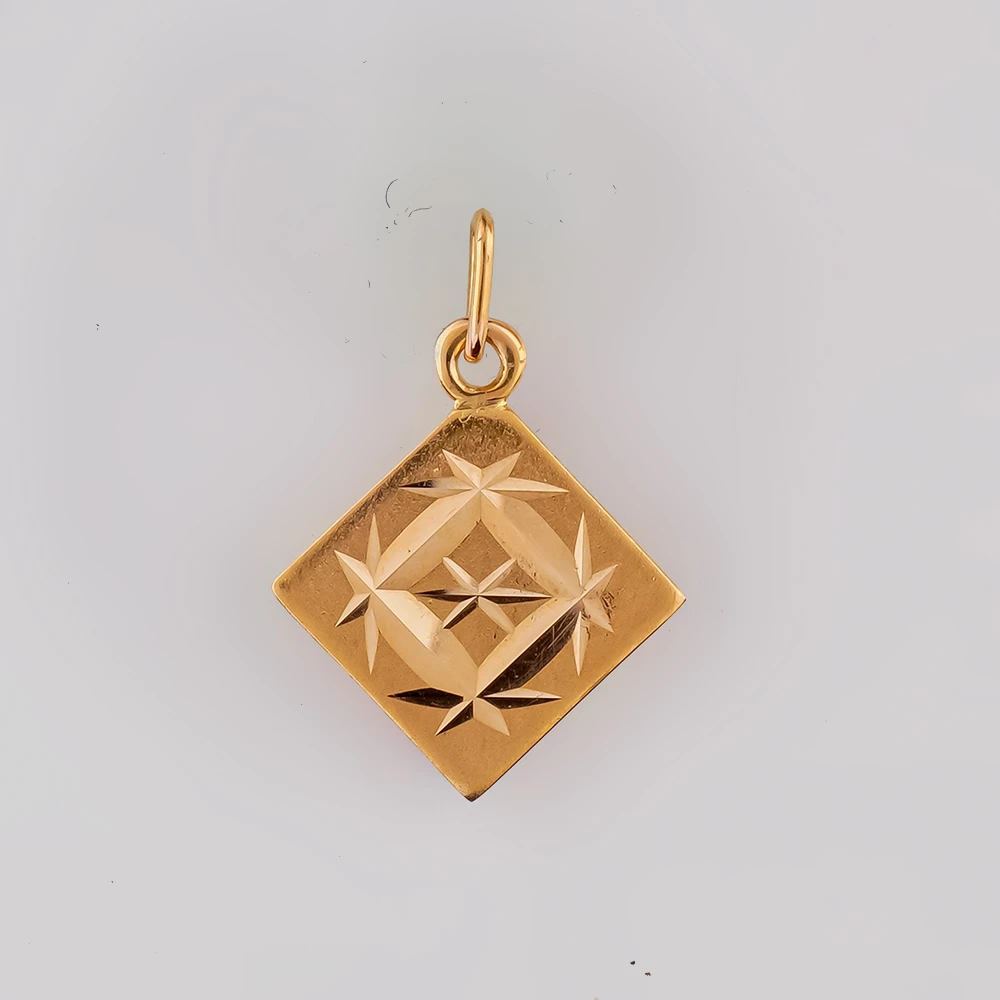 Подвес из красного золота 583 пробы