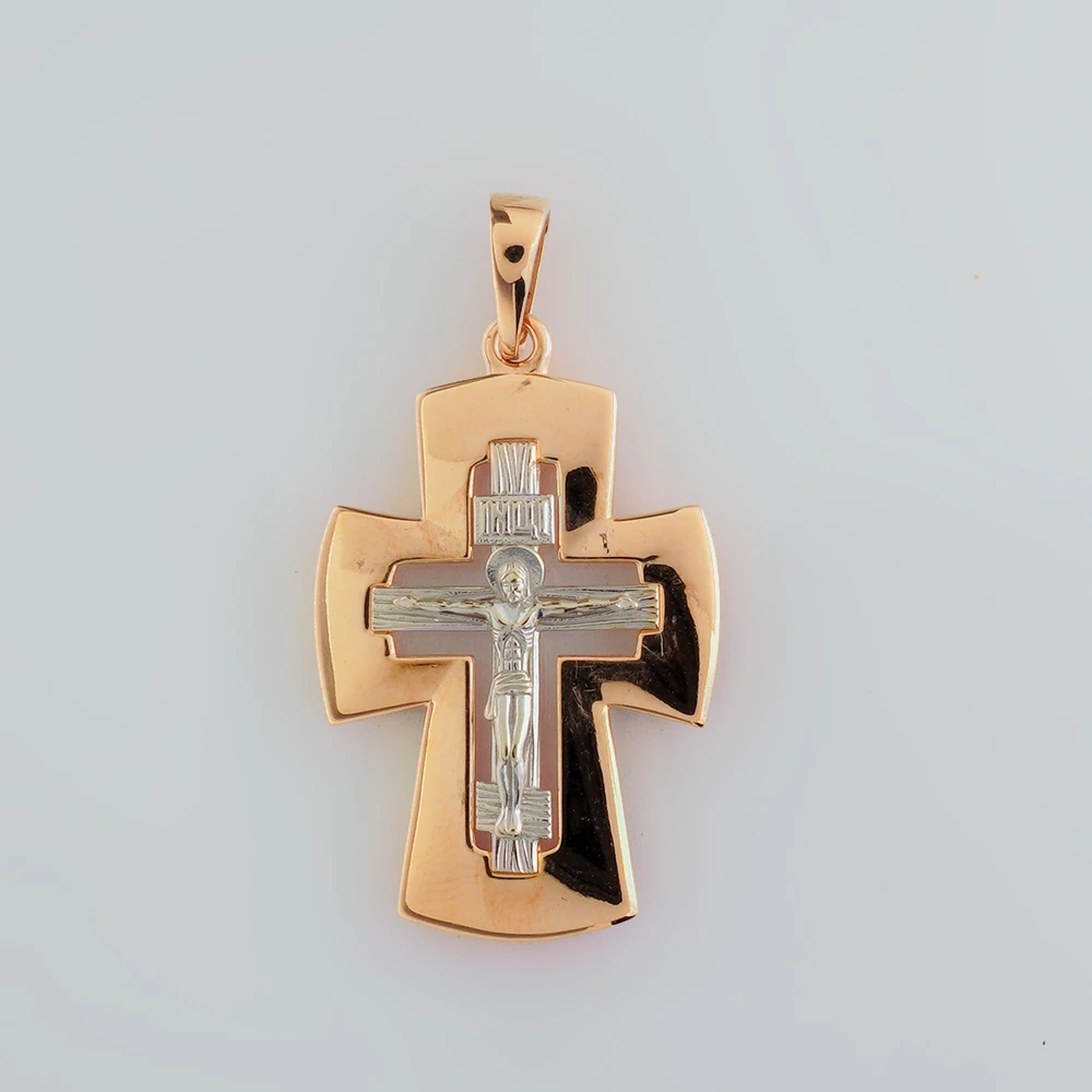 Подвес из красного золота 585 пробы